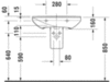 Раковина Duravit P3 Comforts 2331650000
