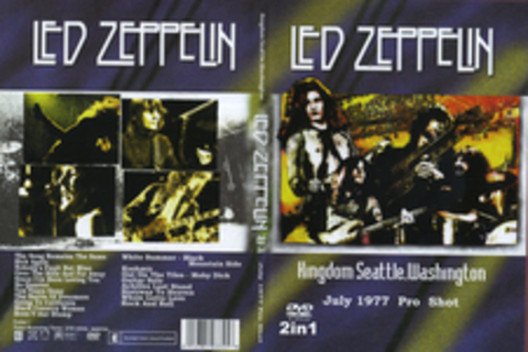 LED ZEPPELIN - Kingdom Seattle, Washington & Live in Seattle 1977