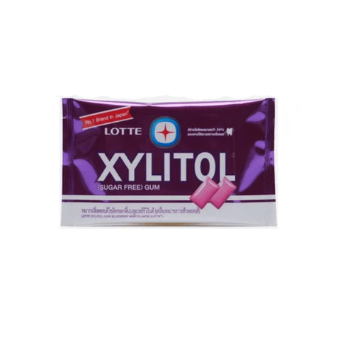 Жевательная резинка мята-черника XYLITOL Lotte, 11,6 гр