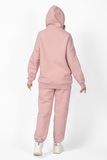 Утепленный спортивный костюм для беременных и кормящих 15154 розовая дымка
