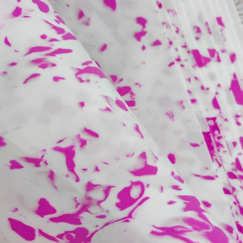 Фоамиран зефирный Мраморно-малиновый. Толщина 1,0 мм, Лист 50х50см