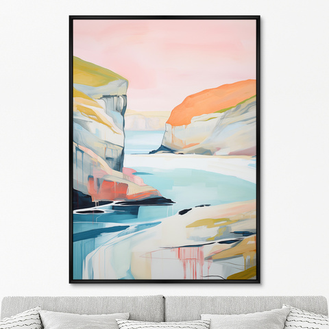 ArtNoMore - Репродукция картины на холсте Landscape Collection, The sea flow, No 2, 2024г.