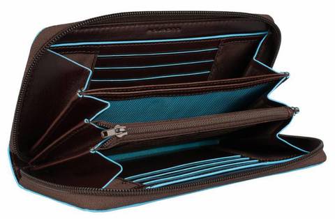 Кошелек женский Piquadro Blue Square, чёрный, кожа натуральная (PD3229B2/N)
