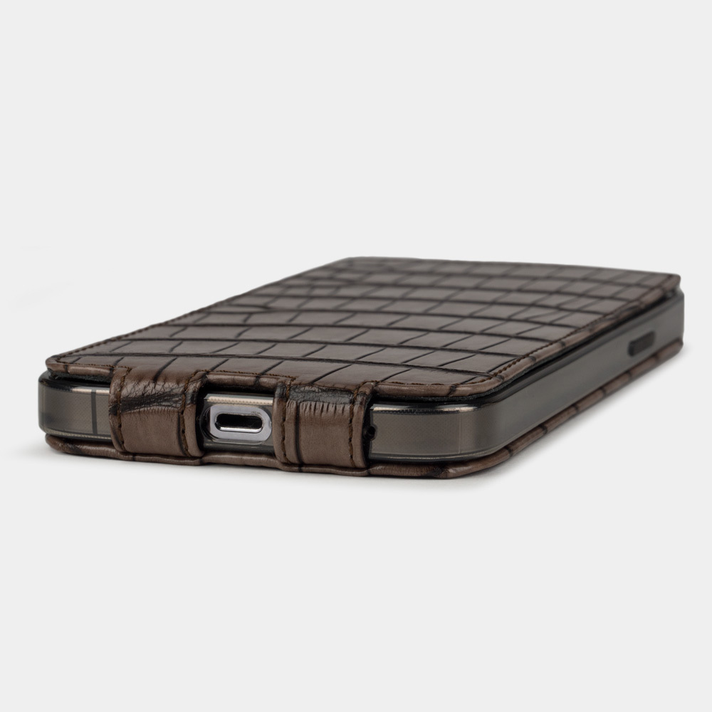 Case for iPhone 13 Pro Max - alligator vintage