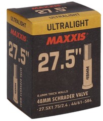 Велокамера Maxxis Ultralight 27.5X1.75/2.4 (44/61-584) 0.6 авто 48мм