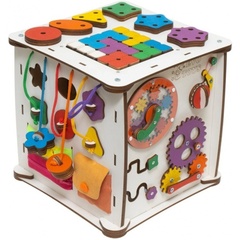 Evo Toys Кубик развивающий Семицветик Макси со светом  30х30х30 см (ET-BK-01-01)