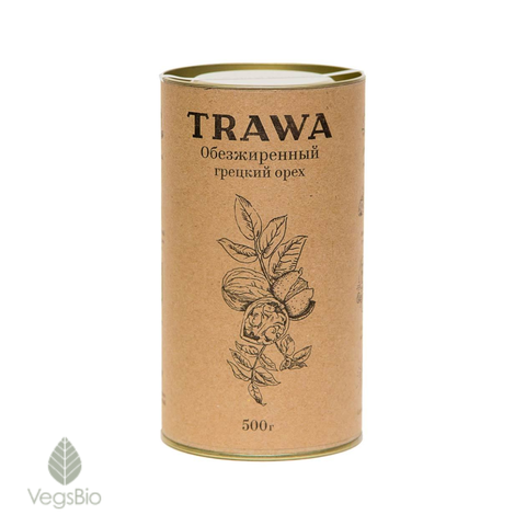 Обезжиренный грецкий орех 500г (TRAWA)