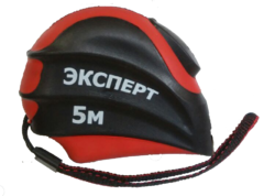 Рулетка "ЭКСПЕРТ" 7105, автоматическая фиксация, обрезиненный корпус, 5м(12шт/120шт)