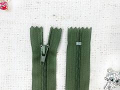 Молния брючная автомат, L 20 см, Т4, светлый хаки