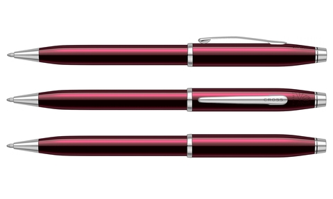 Ручка шариковая Cross Century II, Translucent Plum Lacquer (AT0082WG-114) (AT0082WG-114)