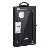 Кожаный чехол BMW DL для iPhone 12 Pro Max (Черный)