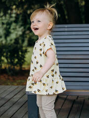 Туника с коротким рукавом Mjölk Пчёлки