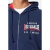 Худи на молнии Lonsdale Lintmill Navy/Red/White