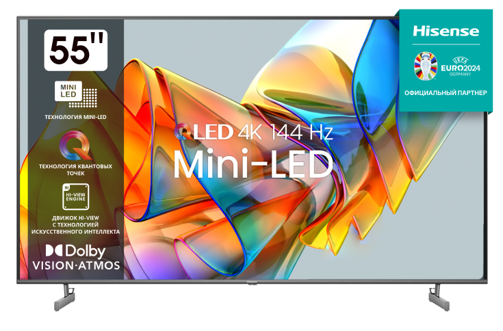 Телевизор Mini LED Hisense 55U6KQ – купить по отличной цене в Москве ...