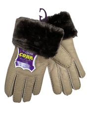 Перчатки. Женские. Материал верха: Дубленка. Подклад: Дубленка. 10 шт в упаковке, разный цвет.