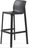 Стул барный Net Stool пластиковый черный Nardi Италия