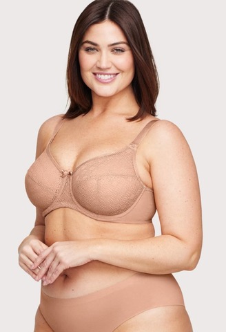 Кружевной бюстгальтер с мягкой чашкой на косточке Glamorise GI9855