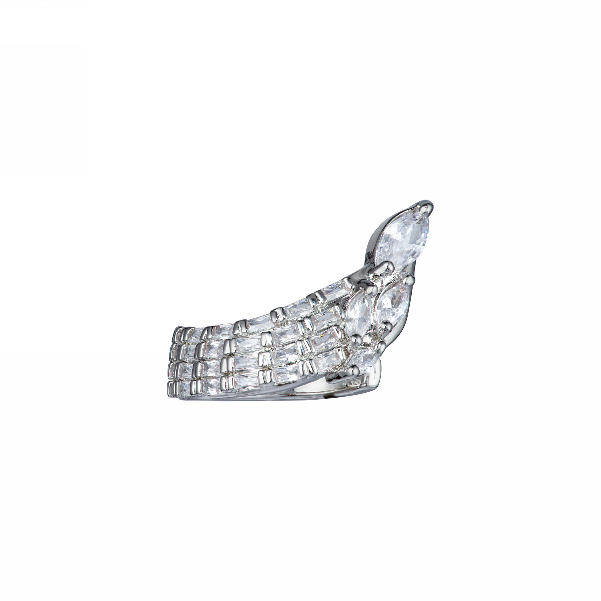 

Кафф Curved Crush Cuff - Silver