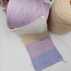 Хлопок с шелком Cleopatra 04 Лаванда