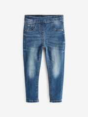 Джинсы облегающие для девочки Next C53-060, Синий