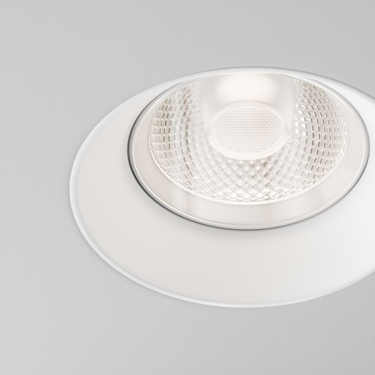 Встраиваемый светильник Maytoni Technical Flint DL101-GU10-TRS-W