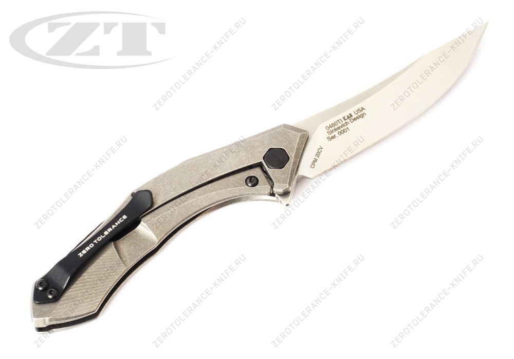 Нож Zero Tolerance 0460Ti First 1 Sinkevich - фотография 