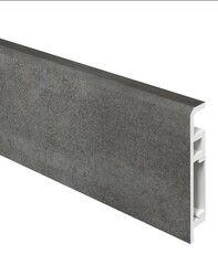 Напольный плинтус ПВХ Foresta Concept Бетон Невский FC 017 2000х70х13 мм