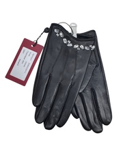 Перчатки. Женские. С камнями. Материал верха: Кожаные люкс качества. Подклад: На шелке. 5 шт в упаковке.
