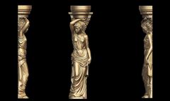 Силиконовый молд № 2011 Кариатиды 2 шт