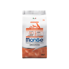 Сухой корм Monge Dog Speciality Line Monoprotein Puppy&Junior для щенков всех пород, из лосося с рисом 2,5 кг