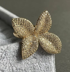 Комплект украшений браслет+серьги+ кольцо GIARDINI (лепестки) в стиле PASQUALe BRUNI