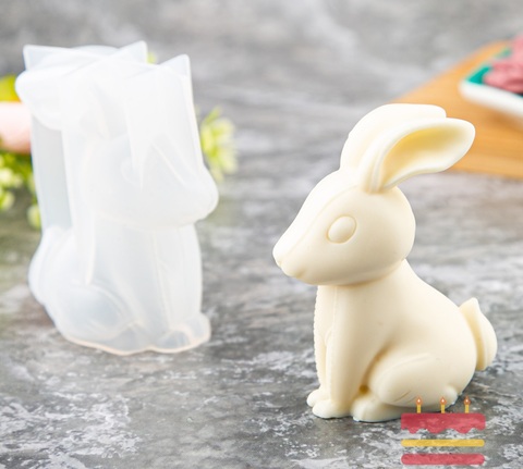 Силиконовый молд 3D «Зайчик»