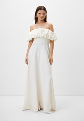 Свадебное платье с буфом