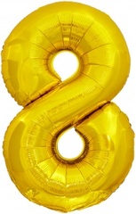 К 34''/86 см, Цифра ЭКО, Золото, 