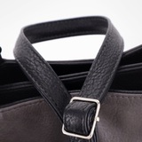 Сумка Саломея 1030 мульти итальянский серо-черный