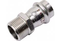 Соединитель Valtec нерж. сталь с нар.р. 22х3/4