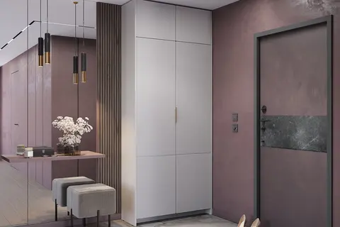 Шкаф 2-х створчатый Пандора ШК-01 с антресолью кашемир / айриш