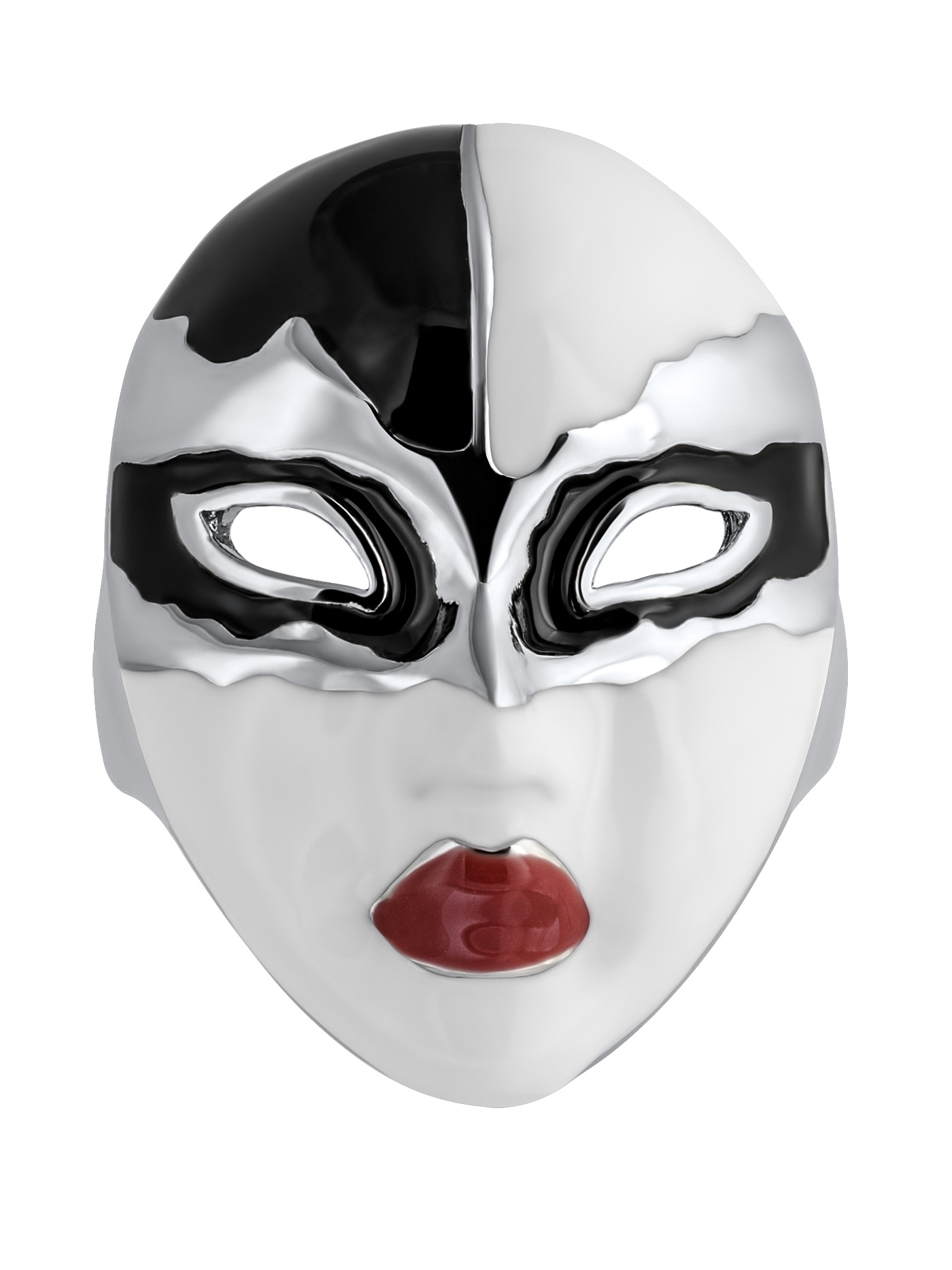 Брошь Маска венецианская