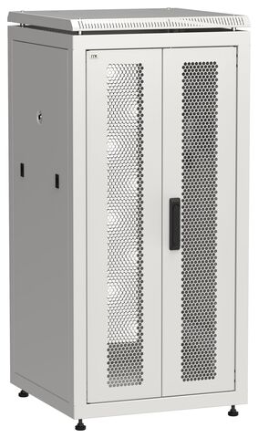 ITK LINEA N 24U 600х600мм перф. дв. задн. распашн. перф. сер