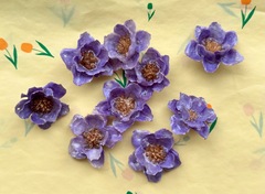 Подвеска "Цветок фиолетовый"