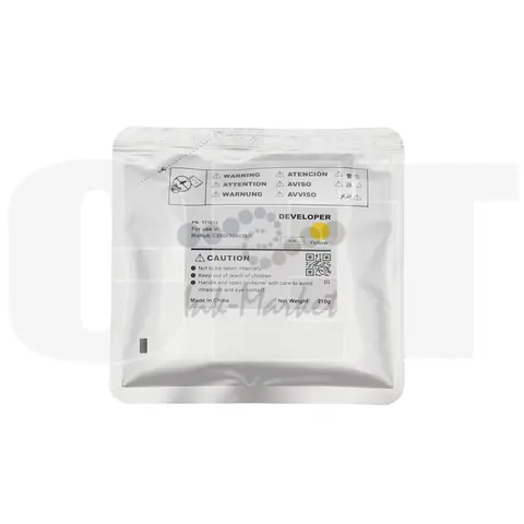 Девелопер для KONICA MINOLTA Bizhub C250i/300i/360i (CET) Yellow, 210г, 1000000 стр., CET171032