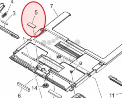 Konica Minolta Regulating plate/f original A93E592102