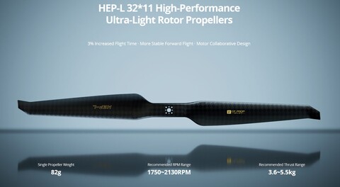 Пропеллер карбоновый HEP-L 32x11 T-Motor (пара)