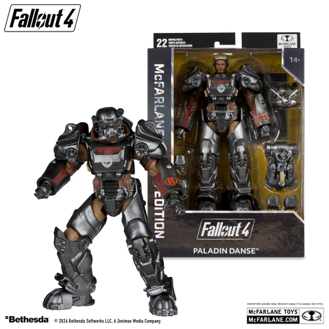 Фигурка Паладин Данс из игры Фоллаут 4 McFarlane Gaming Edition