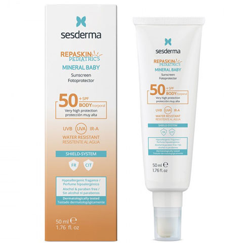 Sesderma REPASKIN PEDIATRICS: Крем солнцезащитный для детей SPF50 (Mineral Baby Sunscreen SPF50)