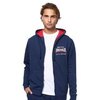 Худи на молнии Lonsdale Lintmill Navy/Red/White