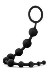 Черная анальная цепочка 10 Anal Beads - 31,8 см. - 
