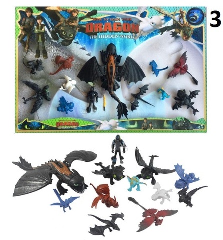 Как приручить дракона 3 набор игрушек Иккинг и драконы