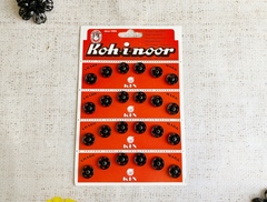 Кнопки KOH-I-NOOR №5 пр-во Чехия, d 13 мм, чёрный