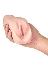 Мастурбатор-вагина с вибрацией Soft & Wet Natasha Realistic Beige Masturbator - 